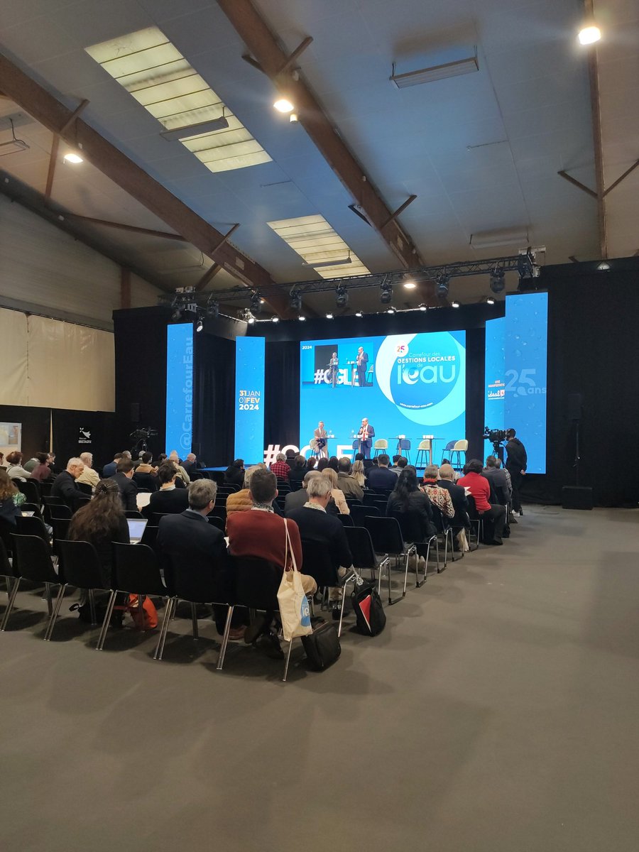 #CGLE2024 💬 @guttonm @LoireBretagne 'Le #ChangementClimatique bouleverse ttes nos références. Il faut investir massivement dans l'actualisation de l'ensemble de nos références et de nos #connaissances, d'où l'importance de ces projets' #Explore2 @NatalieProject #LifeEauClimat