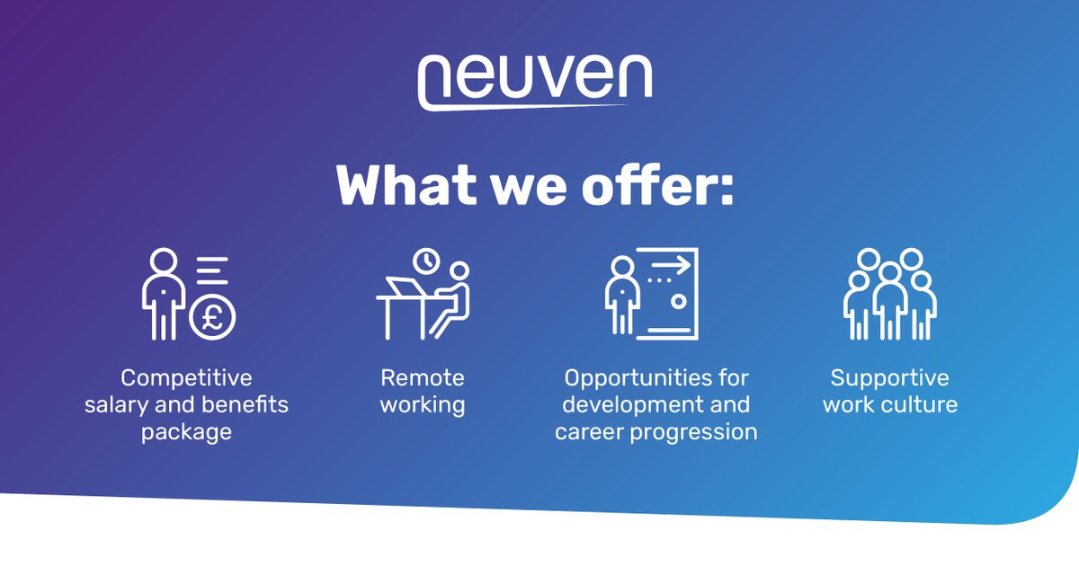 We're hiring for our #BidManagement team. 

We're looking for talented individuals to join the Neuven family. 

We are currently looking for these full-time roles: 
-Pillar Lead 
-Bid Administrator 
-Bid Coordinator 
-Bid Writer 

Find out more ➡️ neuven.co.uk/careers/vacanc…