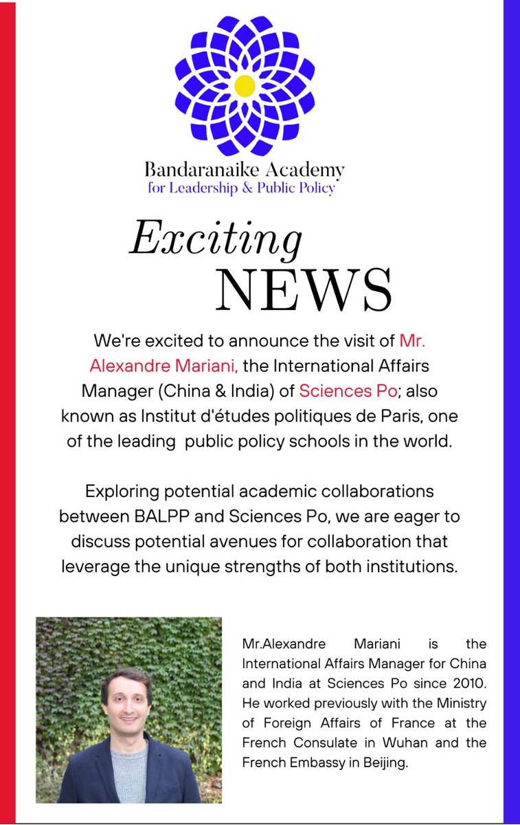 BALPP_SL's tweet photo. #Balpp #SciencesPo #Announcement https://t.co/3X4uiI7NCB