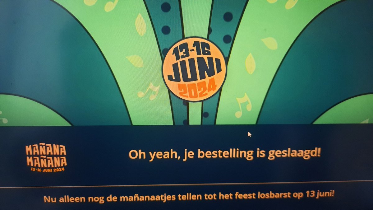 Blij. 

<a href="/mananafestival/">Mañana Mañana</a> #istalzover #fijnstefestival