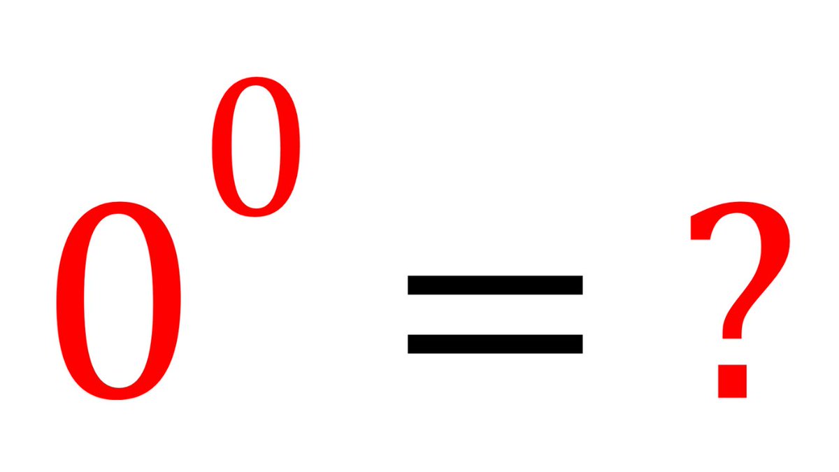SyberMath's tweet image. What is 0 to the power 0? | Let&apos;s Settle This For Good!
#arithmetic #exponents #exponential  via @YouTube @Apple @Desmos @NotabilityApp @googledocs @canva 
youtu.be/kv5VY0REbMg