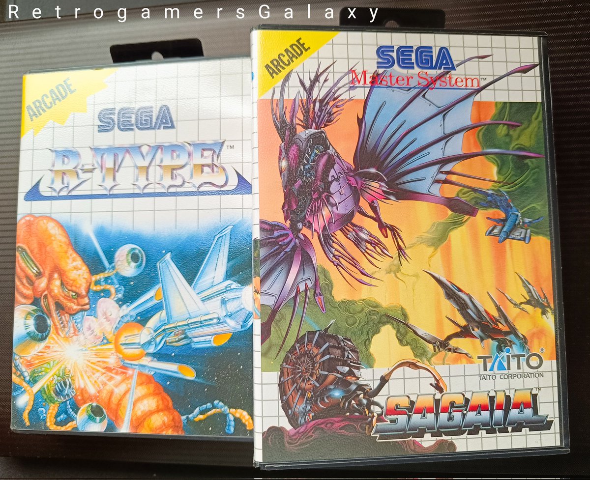 retrogamgalaxy's tweet photo. En los 8 bits domésticos se hicieron muchos matamarcianos, y se hicieron MATAMARCIANOS! :)
#Taito, #Sega, #Sagaia, #DariusII, #MasterSystem https://t.co/IZiQw15E3k