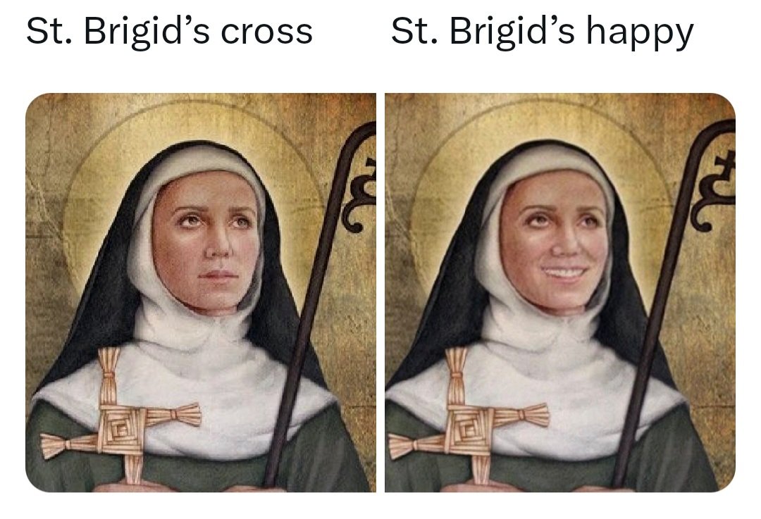 Happy #StBrigidsDay lads 😂💚