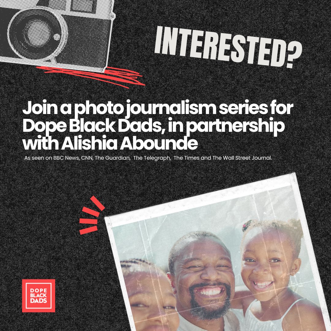 Calling all Dads! Join us for an exclusive photoshoot that celebrates the joys and journey of being a father. Help us tell a story of fatherhood as we document you and your family in an exclusive portrait series 📸 Interested? DM us your name and email (must be based in the UK)