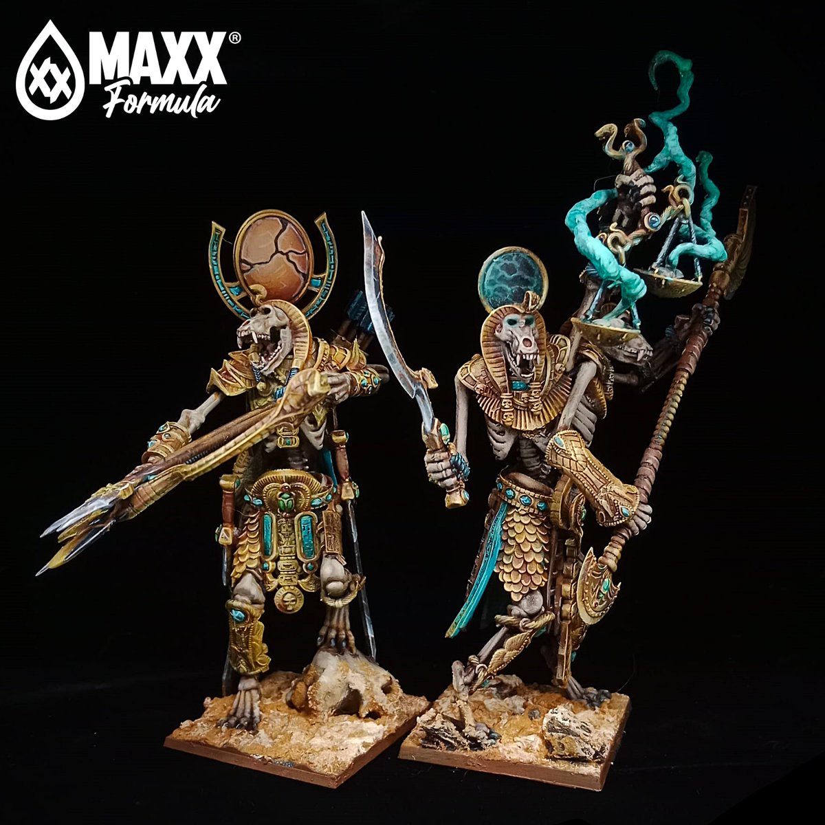 greenstuffworld's tweet photo. OW comes strong, and our colleague @marta_minifactorum  gives us an art lesson, painting these characters with a classic  finish, which will look impressive on the game table. Don't miss the  last picture! #warhammer40k #OldWorld #PaintingWarhammer #paintingminiatures https://t.co/Kao8cE1Wtu
