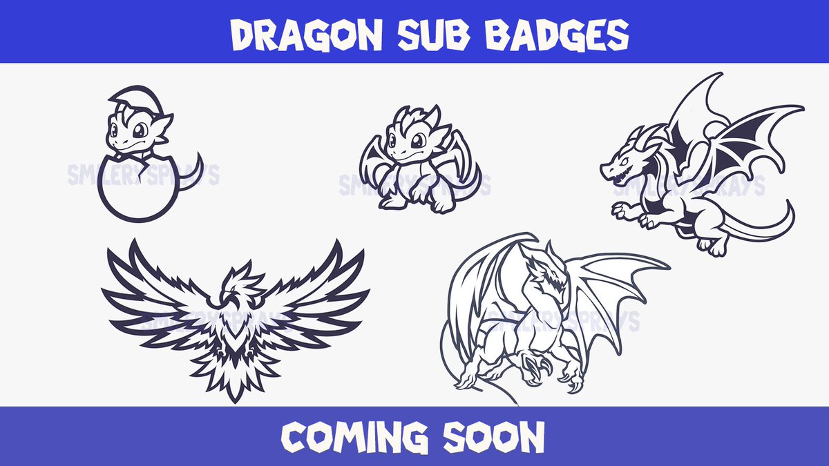 FARHANMCC's tweet photo. Dragon Sub Badges ^^ Coming soon on my Etsy Shop : https://t.co/TgNuTtn5DC https://t.co/RiiaH0H78R