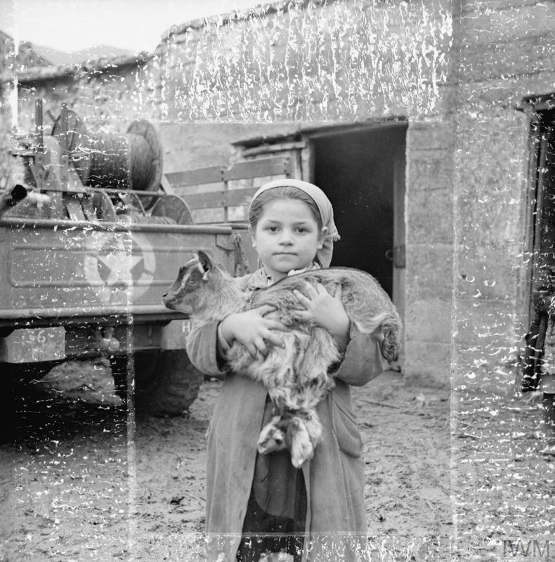 📷 In the Cassino area, amidst the chaos of evacuations during February 1944, a little girl persisted in bringing her goat along.
🇮🇹It was the third phase of the Monte Cassino Campaign, with the Allied forces attempting to break through the Gustav Line.
© Imperial War Museum