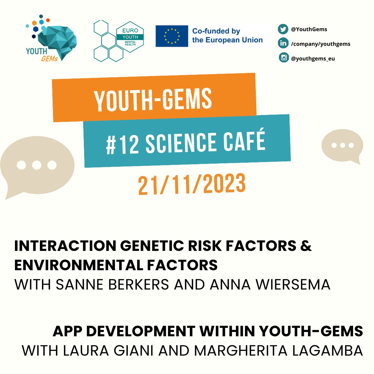 Co-creation Young Expierenced Experts and researchers? Read about our Science Cafe #12: youth-gems.eu/2024/01/30/you…