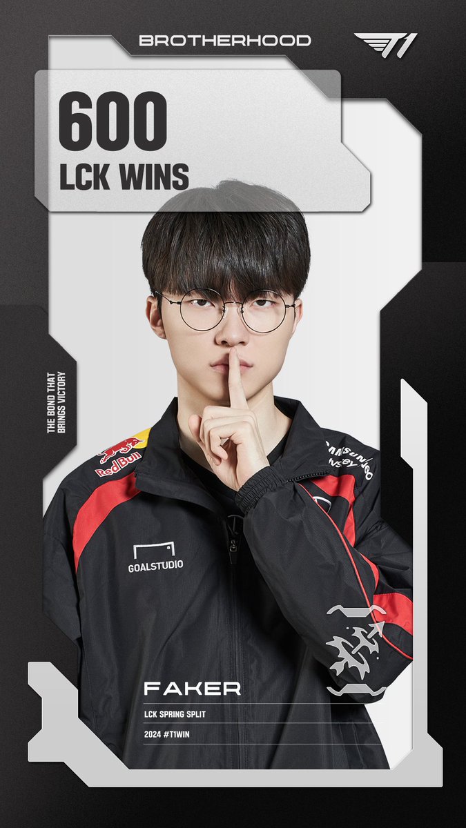 OUR MIDLANE, FAKER | 2013.03.23~

LCK 통산 600승을 달성한 ‘Faker’ 이상혁 선수, 모든 길을 'Faker' 선수를 통합니다.

‘Faker’ has recorded his LCK 600th win! ! All wins lead to him.

#T1WIN #T1Fighting