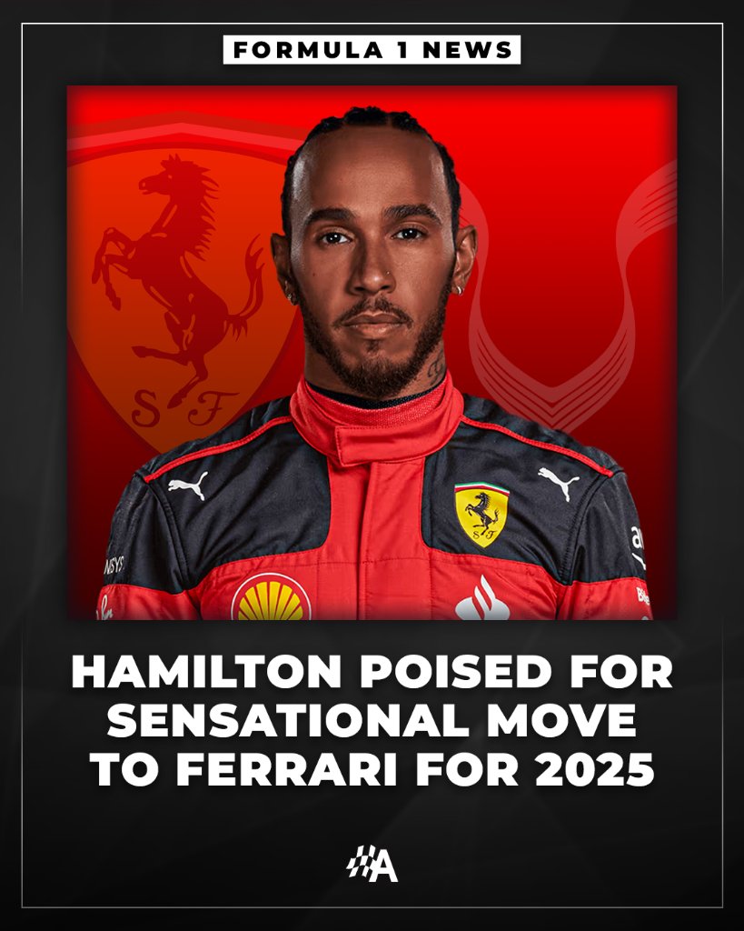 Lewis Hamilton poised to make shock Ferrari switch for 2025 F1
