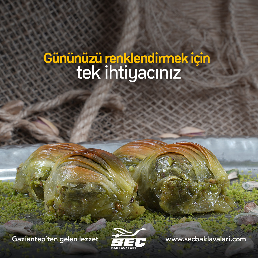 Gününüzü renklendirmek için tek
ihtiyacınız.

(0342) 328 98 98

#seçbaklava #baklava #suböreği