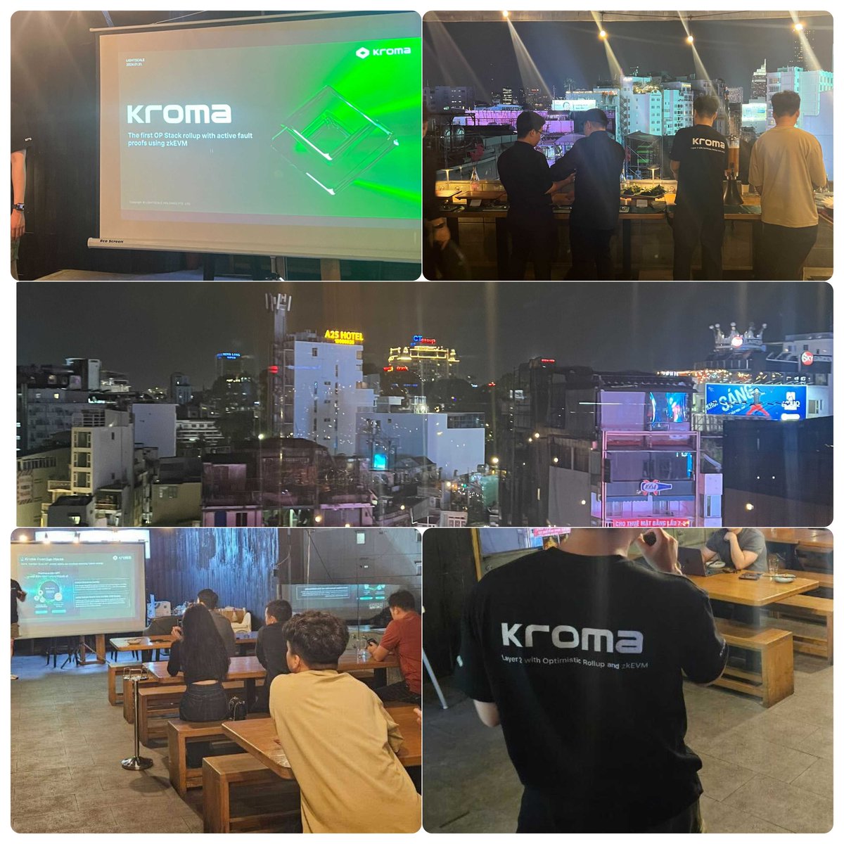 kroma_network's tweet photo. Kroma hosted a successful meetup in beautiful Ho Chi Minh City, Vietnam. 🇻🇳

The event brought together representatives from Kroma with key players in the Vietnamese Gaming Studios and GameFi sectors, fostering valuable connections and exploring potential collaborations. https://t.co/rz4xMBLmcL