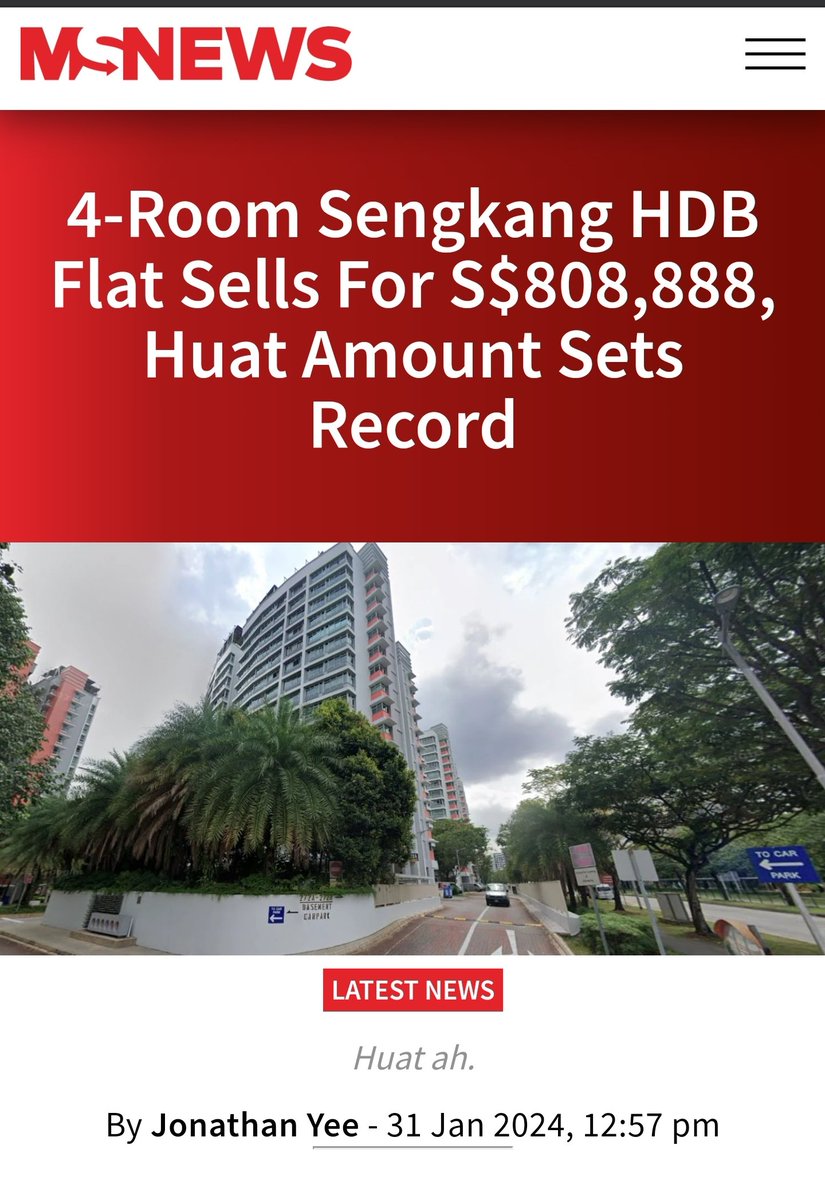 Gritty_Hustler's tweet photo. Hey World ! Convert this SGD currency to yours.. This is the amount of a 4 room apartment in Singapore cost . https://t.co/8YGheU5Fw5