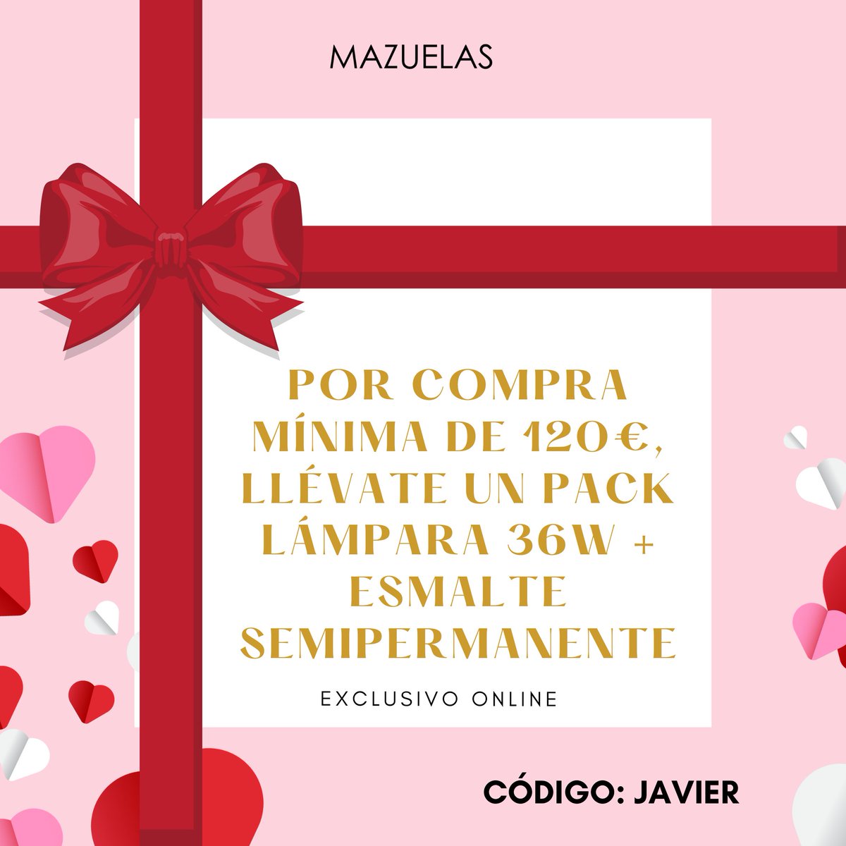 ¡Aprovecha ahora!

Regalos de #sanvalentin 😍 hasta el 12/02.