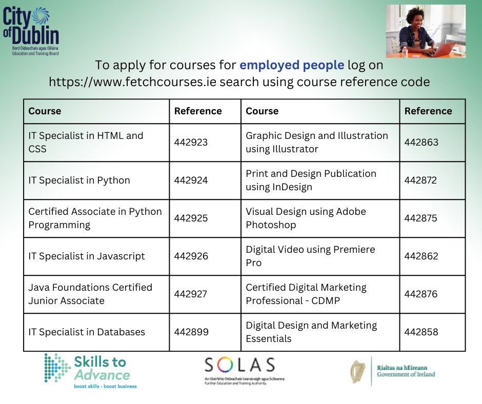 CDETBFinglasTC's tweet photo. Excellant courses for employed people https://t.co/wWLc2T4gJA