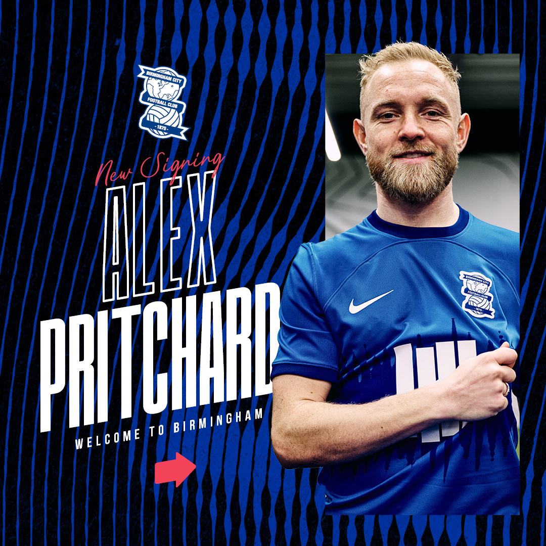 BCFC's tweet photo. Blues are thrilled to announce the signing of Alex Pritchard. 🔵✍️

The creative midfielder joins on an undisclosed fee from Sunderland, subject to league and FA clearance.