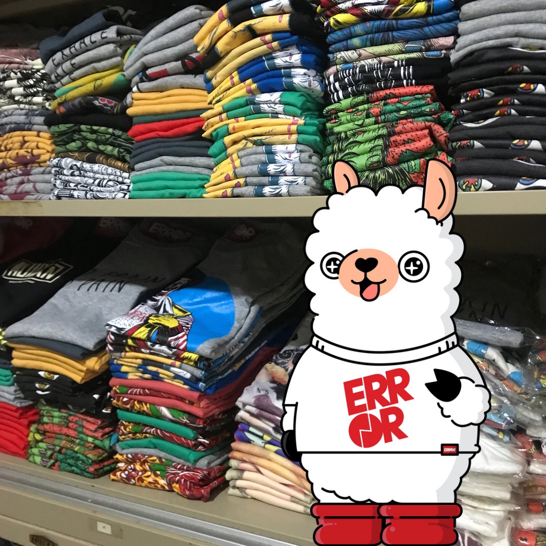 AlpacaChillsNFT's tweet photo. นั่งจัดเชคสต๊อคเสื้อเรียบร้อย
อัปเดตเว็บไซต์เสร็จพร้อมเซลล์แบบเบิ้มๆ
#errorclothing #AlpacaChills https://t.co/HMX4Ur1Y5B