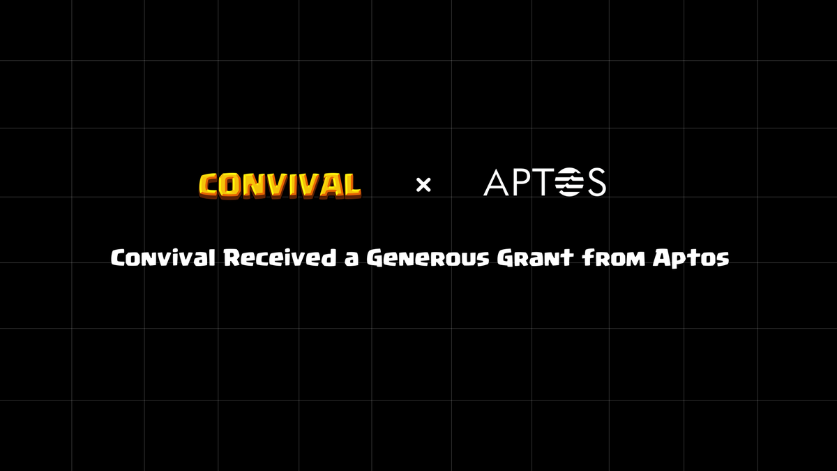 Convival Studios I We’re Hiring ! (@convival_io) on Twitter photo 🎰 Hello Gamers 🕹️
Convival Studio is greatful to announce that we've received a generous grant from the Aptos Foundation! #APT
<a href="/Aptos_Network/">Aptos Network (has moved to Aptos!)</a>
🎴 This grant marks a pivotal moment in our Journey. We will offer the marvellous category of games from Arcade to AAA, the adrenaline 🎰 Hello Gamers 🕹️
Convival Studio is greatful to announce that we've received a generous grant from the Aptos Foundation! #APT
<a href="/Aptos_Network/">Aptos Network (has moved to Aptos!)</a>
🎴 This grant marks a pivotal moment in our Journey. We will offer the marvellous category of games from Arcade to AAA, the adrenaline