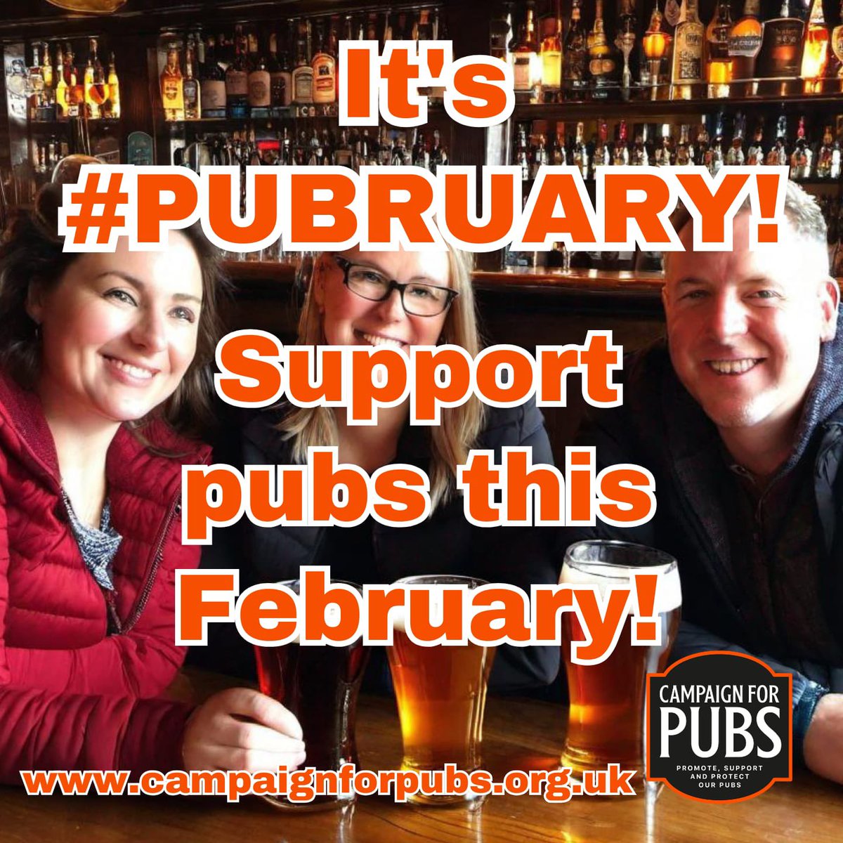 🚨With #January now behind us it’s time for #PUBruary! 🍻🍽☕️🤝

Do your duty, support your local #pubs &amp; pubs anywhere you are this #February! 👏

#GettothePub 

#SupportOurPubs #SupportPubs #CampaignforPubs