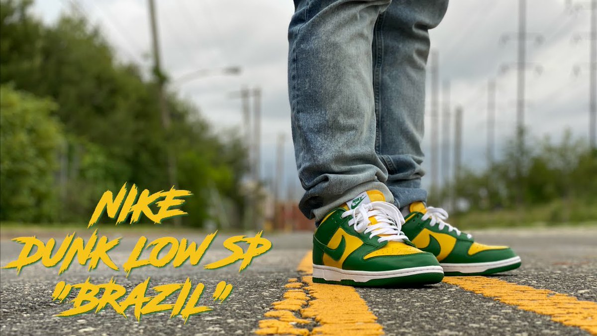 👁️ Sneaker Visionz 👁️ on X: Nike Dunk Low SP 'Brazil' Raffle