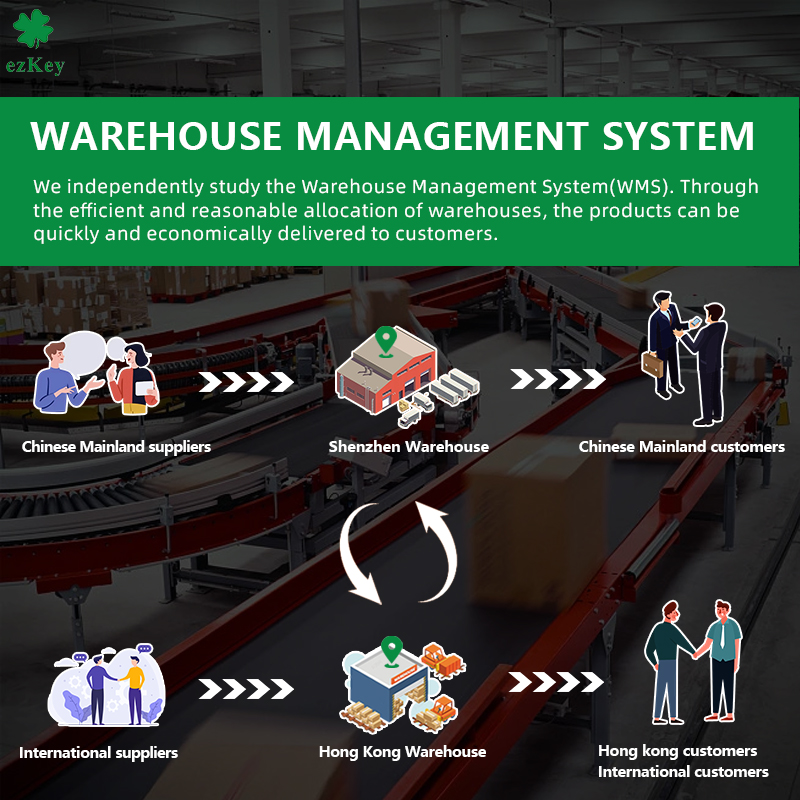 ✈ Ezkey has set up warehouses in both Shenzhen and Hong Kong, connecting efficiently with customers in mainland China through an intelligent warehousing and distribution system.

 contact us at info@e-z-key.com
#electroniccomponent #logistics #ezkeyelectronics