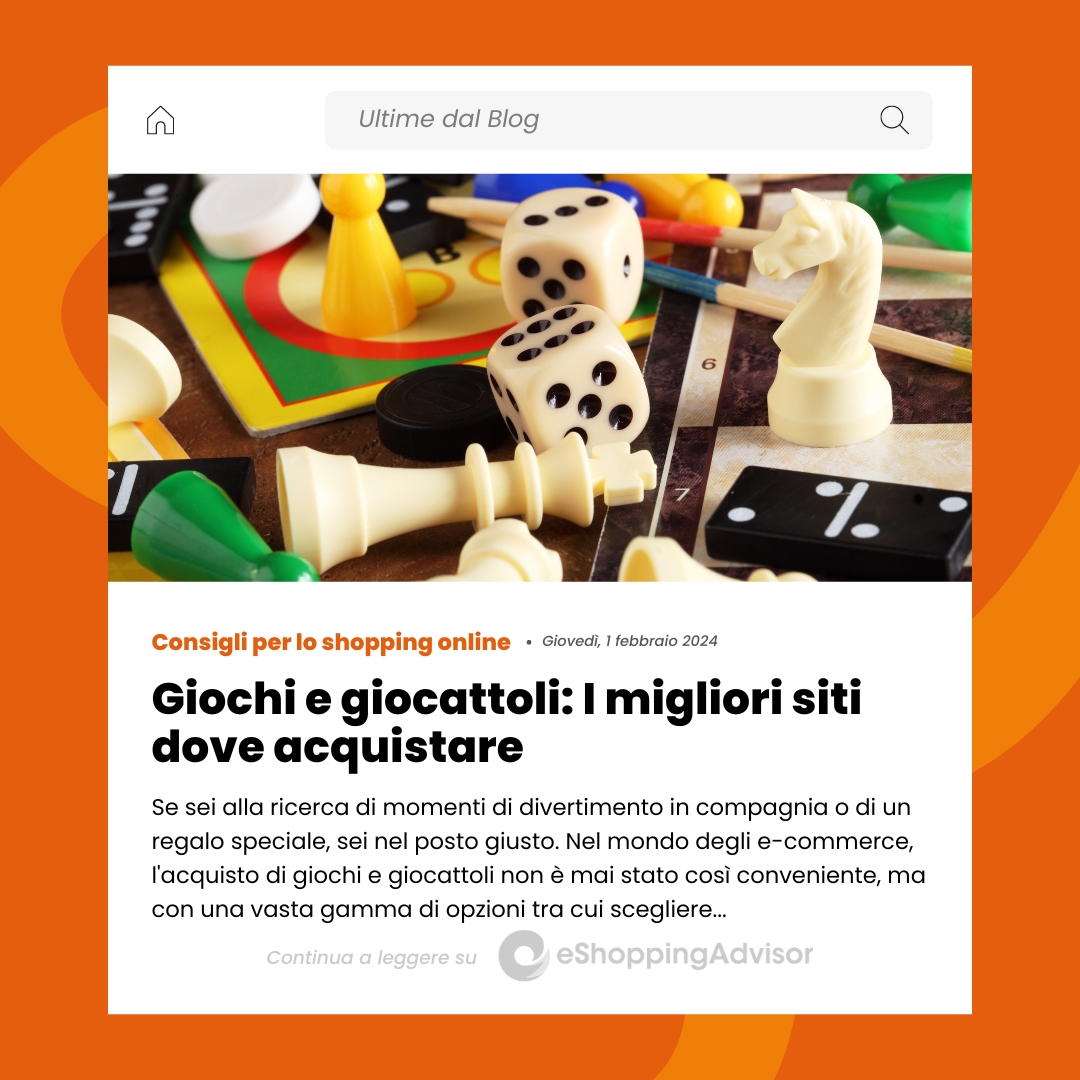 Vuoi acquistare giochi e giocattoli ma non sai a chi rivolgerti? 🤔

Clicca sul link per leggere l'articolo completo ⤵️

hubs.la/Q02js88Z0
