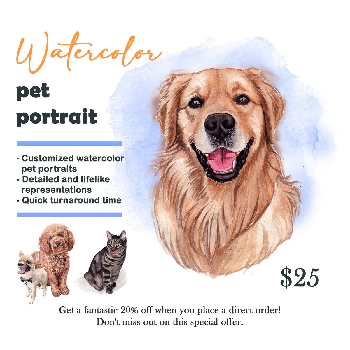 Hello Golden River enthusiasts! Exciting news – there's a fantastic deal just for you! 🌟

#doglover #goldenriver #animallovers #dog #gift #watercolorportrait
fiverr.com/s/jab5yo