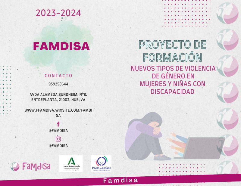 FAMDISA1's tweet photo. Tenemos un nuevo proyecto "Nuevos tipos de violencia de género en mujeres y niñas con discapacidad"

🟣 Subvencionado por la de Inclusión social, Juventud, familias e Igualdad de la Junta de Andalucía

🟠 Dirigido a mujeres y niñas con discapacidad

🔵 En Andalucía https://t.co/RhqROsuzPI