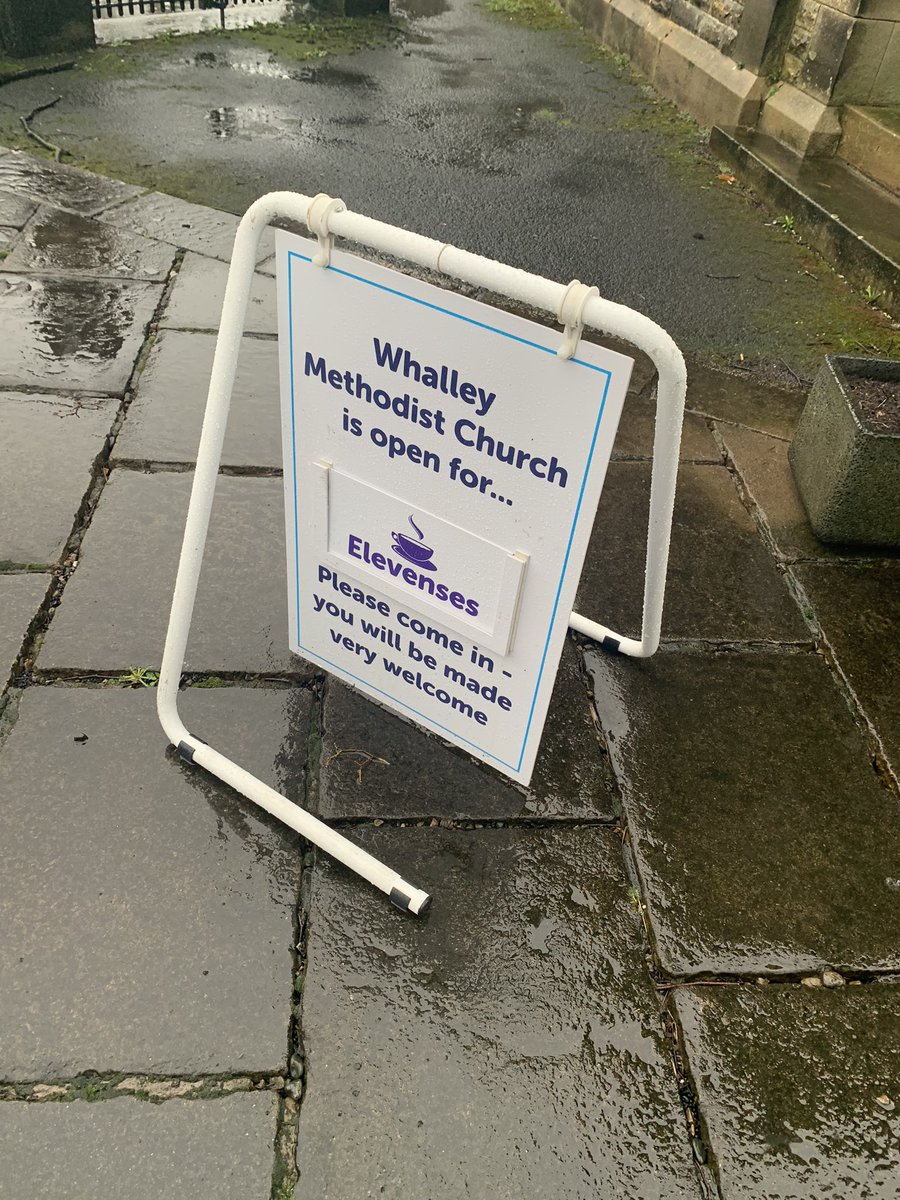 On Monday @elht_on spent the morning giving advice about #fallsprevention in the lovely town of #Whalley in the #ribblevalley.