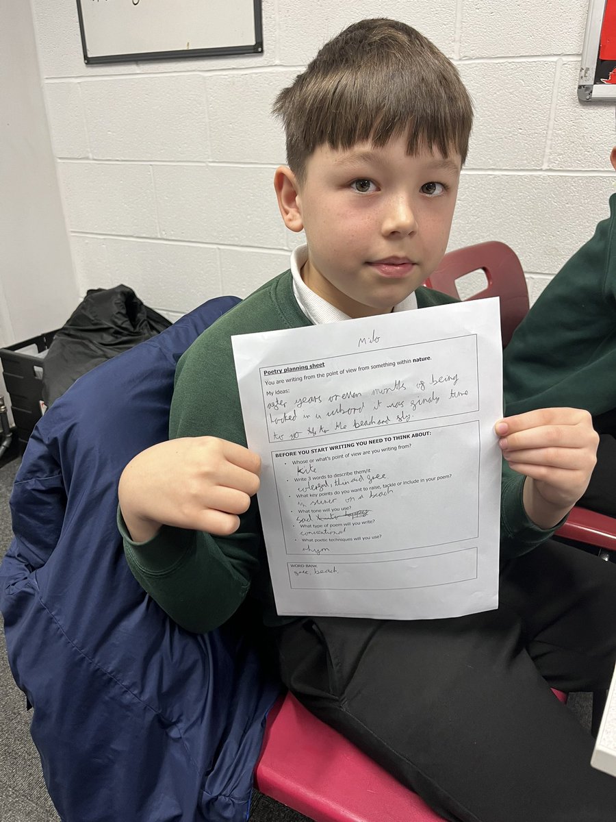 BCA_Transition's tweet photo. More fantastic work from @MeadowsideCPSch @MeadowsideWillo  the ideas and imagination of the students was so impressive. Looking forward to the poems they will produce. @BCA_English @BCAWarrington #primary #transition #poetryfun. https://t.co/5HKDYr2T3s