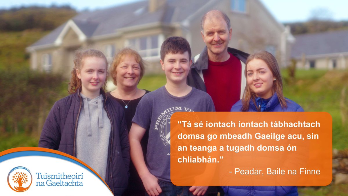 An bhfuil do chlann á tógáil le Gaeilge agat cosúil le Peadar, nó ar spéis leat a leithéid a dhéanamh? Tacaíonn Tuismitheoirí na Gaeltachta le teaghlaigh atá ag tógáil clainne le Gaeilge sa Ghaeltacht. Cláraigh linn: tuismitheoiri.ie #IsFiúGoMórÉ @deptcultureirl @udarasnag