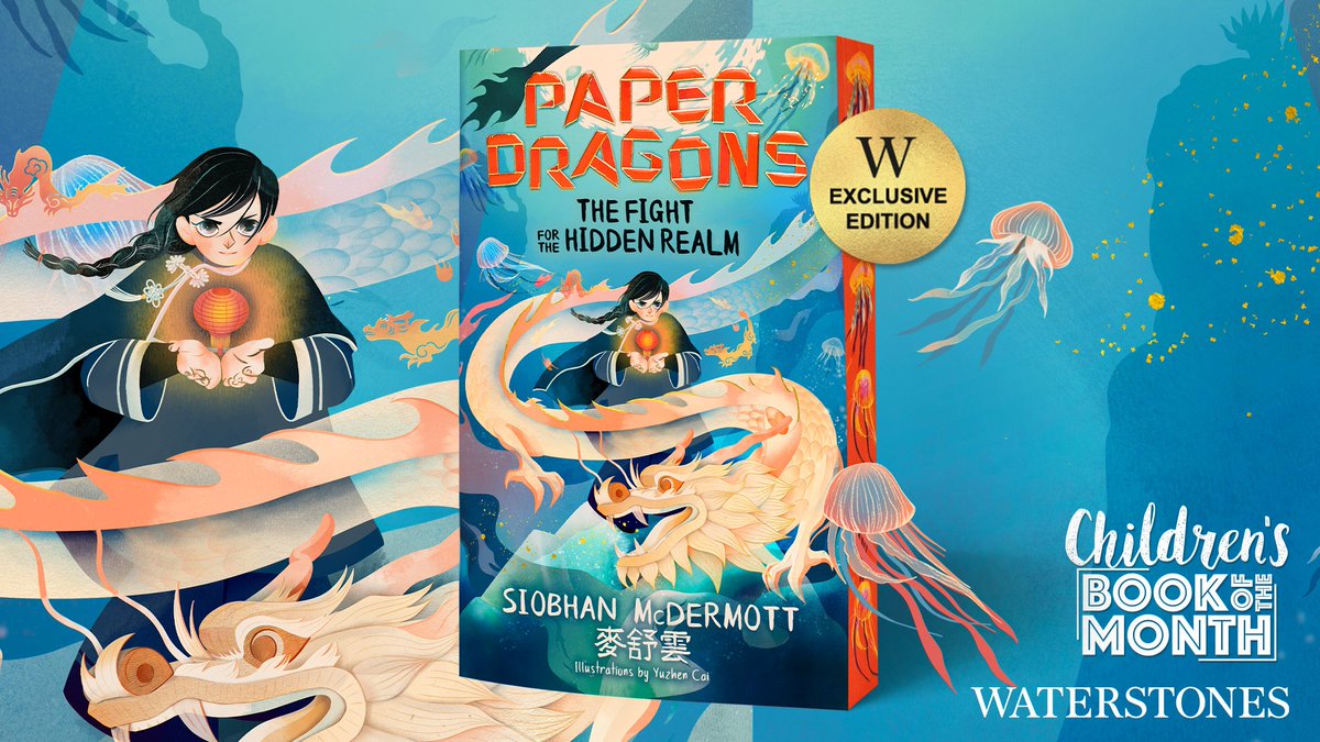 Siobhan McDermott (้บฅ่้ฒ) (@siobhanmcd91) on Twitter photo PAPER DRAGONS publishes today!ย
The underwater immortals are very secretive, but there's one dragon-sized secret I can finally share: PAPER DRAGONS IS <a href="/WaterstonesKids/">Waterstones Kids</a> CHILDREN'S BOOK OF THE MONTH!!
I'll be signing copies of this gorgeous jellyfish edition all through Feb๐๐ PAPER DRAGONS publishes today!ย
The underwater immortals are very secretive, but there's one dragon-sized secret I can finally share: PAPER DRAGONS IS <a href="/WaterstonesKids/">Waterstones Kids</a> CHILDREN'S BOOK OF THE MONTH!!
I'll be signing copies of this gorgeous jellyfish edition all through Feb๐๐