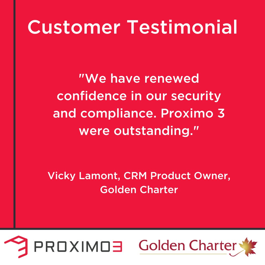 Proximo 3 (@proximo_3) on Twitter photo Our experts used #Dynamics365 to improve the security of <a href="/GoldenCharter/">Golden Charter</a> and help them remain GDPR & FCA compliant. To find out more, click here proximo3.com/golden-charterβ¦
Or, to get a free, no-obligation estimate in under 10 minutes, follow this link - proximo3.com/solution-estimβ¦ Our experts used #Dynamics365 to improve the security of <a href="/GoldenCharter/">Golden Charter</a> and help them remain GDPR & FCA compliant. To find out more, click here proximo3.com/golden-charterβ¦
Or, to get a free, no-obligation estimate in under 10 minutes, follow this link - proximo3.com/solution-estimβ¦