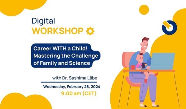 HLForum's tweet photo. There are still slots left for the digital workshop “Career WITH a Child! Mastering the Challenge of Family and Science!”, which is aimed exclusively at parents from the #AlumNode community.
Apply here for one of the limited slots:
https://t.co/tdhVFGvzfq https://t.co/BrkvK23fMM