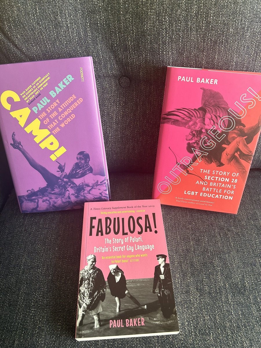Happy #lgbthm2024 For your consideration here are some things I wrote #polari #fabulosa #section28 #outrageous #camp #lgbthm #lgbtplushm #lgbthistorymonth #book @LGBTHM