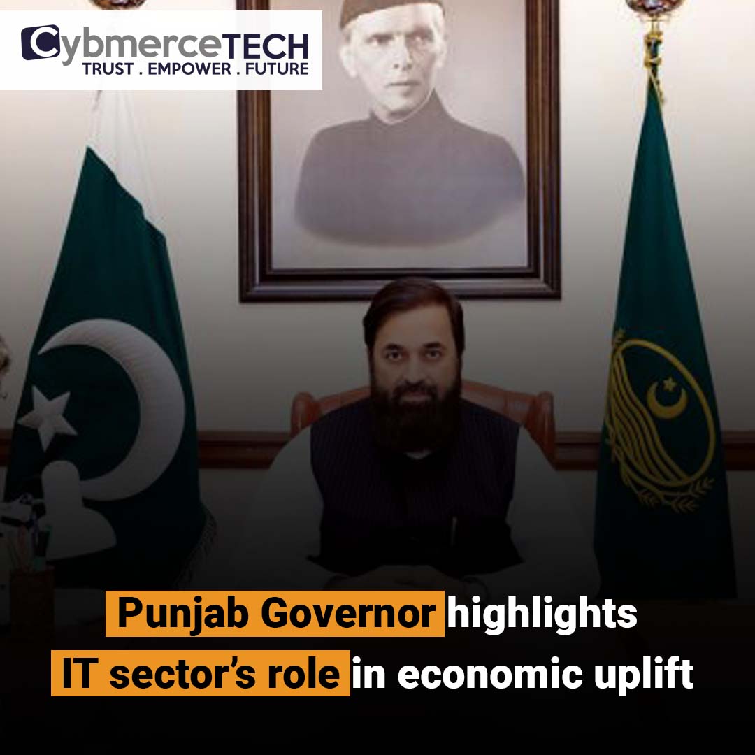 Cybmerce's tweet photo. Punjab Governor highlights IT sector’s role in economic uplift

#PunjabGovernor #ITsector #EconomicUplift #TechnologyAdvancement #DigitalTransformation #InnovationInPunjab #Governance #TechInnovation #DigitalEconomy #ProgressivePunjab #InformationTechnology #Cybmercetech https://t.co/Vlg3wqtrOn