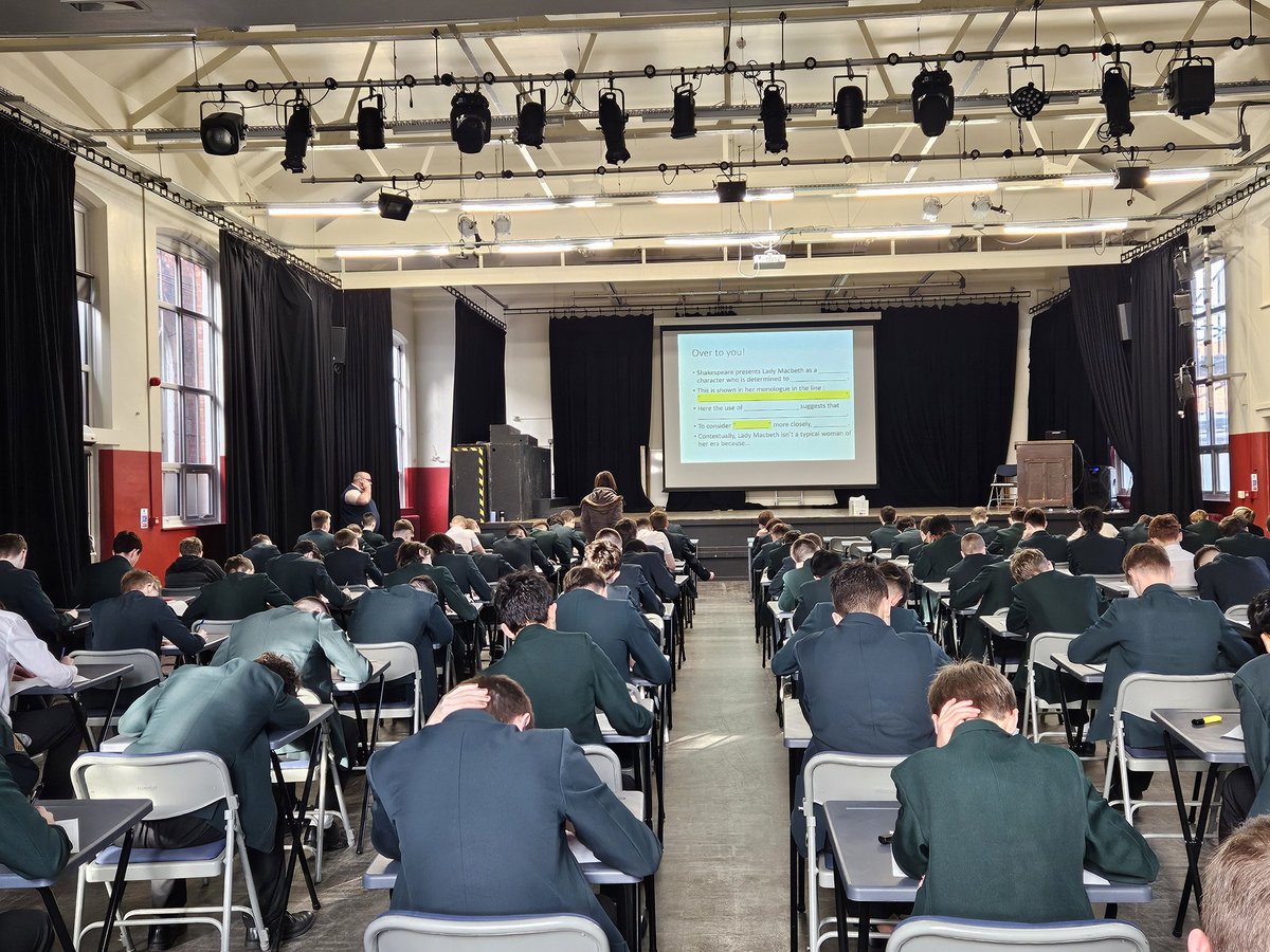 Sandbach School English tweet media