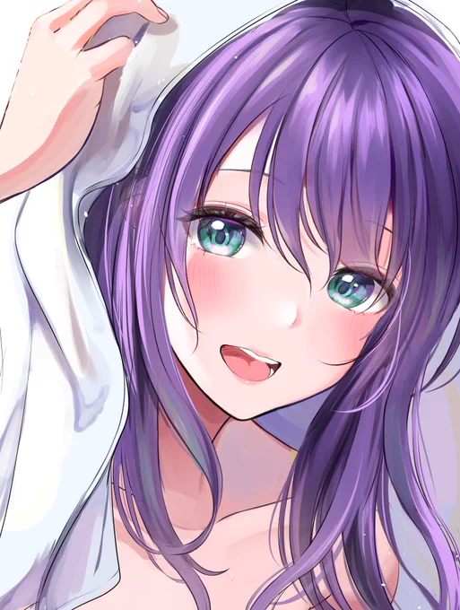 お風呂出たよ〜? 