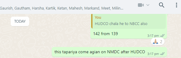 TrendTrader85's tweet photo. Apart from these #SBIN, #BOB, #CanBNK, #MARUTI, #EICHERMOTOR
TWO more stocks at 20%
#HUDCO and one more ....
If you add todays #NMDC 226.50 from 224
NBCC :145 from 138 ,
#SUBEX : 42+ from 36
#RBLBANK :
Still people want view on their chart :possible? https://t.co/65VzWgDg1U