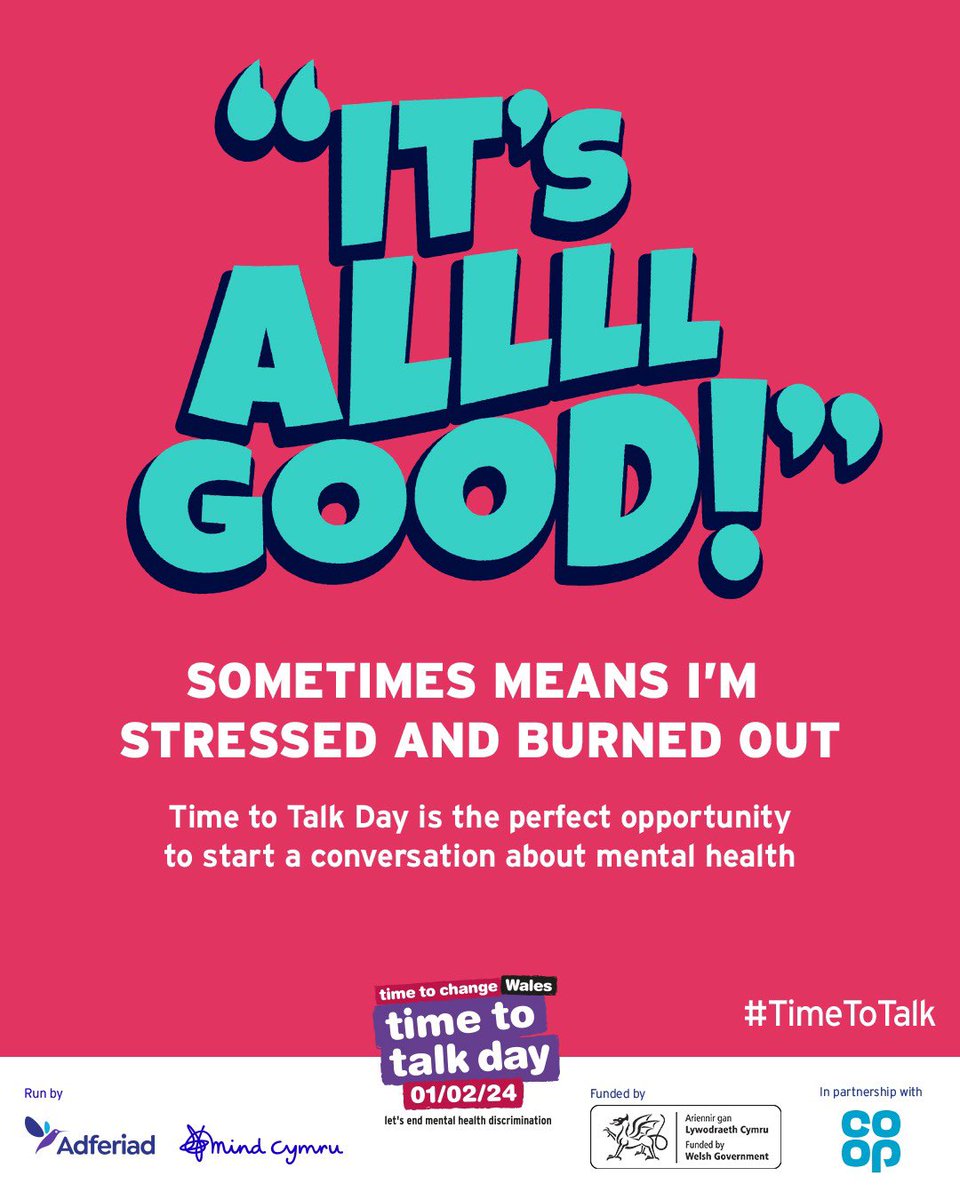 SignpostedC's tweet image. It’s Time to Talk Day in Wales today. This years Time to Talk message is to encourage people to talk about how you really feel about your mental health as it’s often easier to tell people that we are ‘ok’
@SignpostedC we offer a safe space for this to happen @SteveSpeirs4