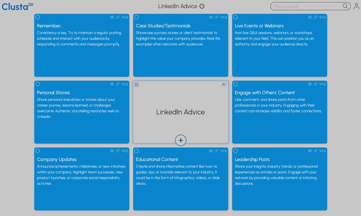 ClustaLive's tweet photo. Ed has made a collection on Clusta about the types of posts that'll elevate your professional presence on LinkedIn. 📈

https://t.co/XnSMISkaPY

Add it to your favourites! When you are next stuck for ideas - hopefully this 'post type' guide will help!

#LinkedIn https://t.co/x7wboCd1Eu