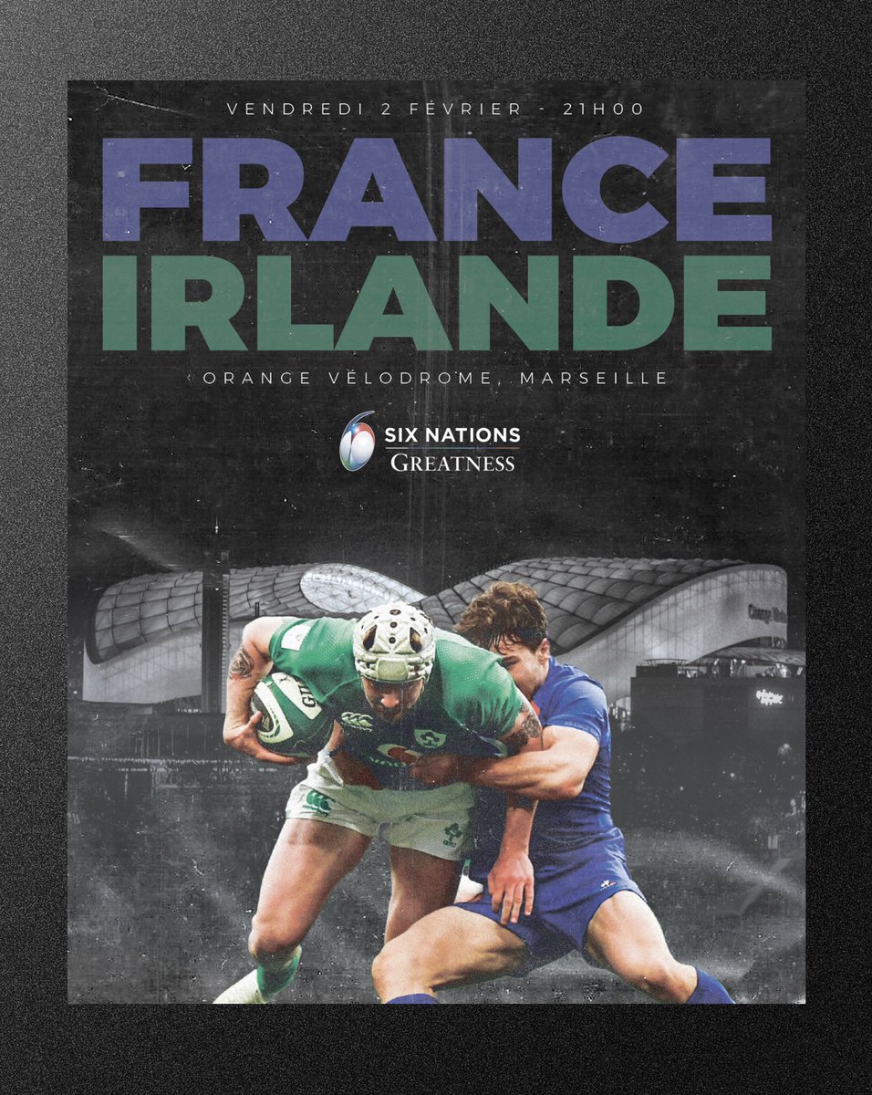 kamilizaret's tweet photo. FRANCE - IRLANDE
Poster Design
#SixNations https://t.co/FLfAbYpePy