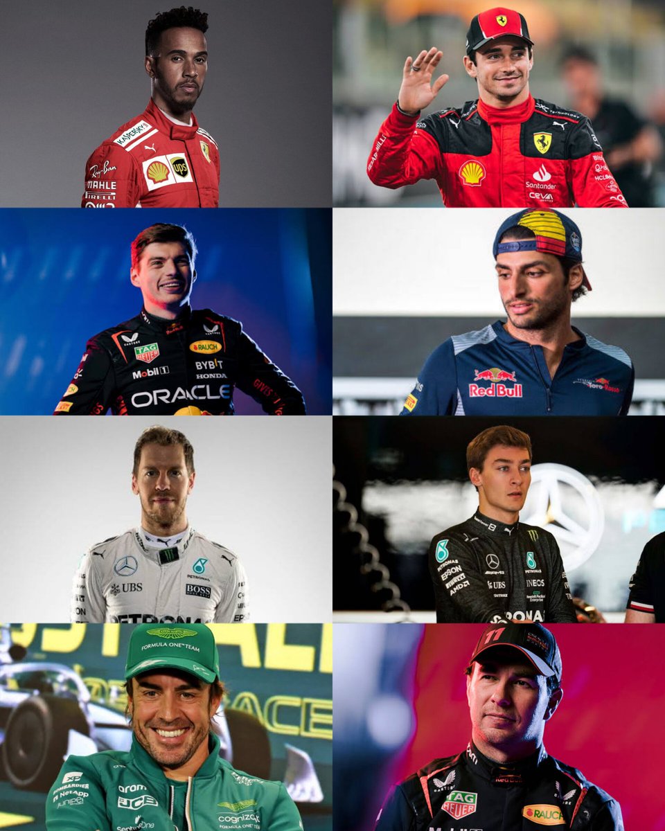 Ferrari: Hamilton - Leclerc Red Bull: Verstappen - Sainz Mercedes: Vettel - Russell Aston Martin: Alonso - Perez Benim de kendime göre hayallerim var...