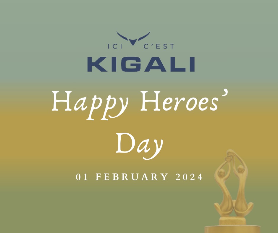 Ici c'est Kigali ltd wishes you Happy Heroes' Day 2024!!

#heroes #heroesday #heroesday2024 #kigalirwanda🇷🇼