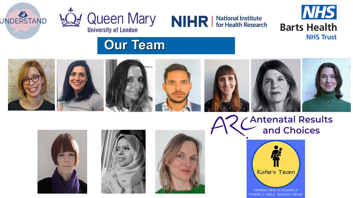 SarahFisherPPIE's tweet photo. Other members of #coproduction #UNDERSTANDstudy include: @DrMimaDooley of @capcbristol @Yesminshahid & myself of @Katies_Team Jane Fisher of @ARCantenatal & @M_Iliodromiti of @QMUL_WIPH @CphpQmul @QMULBartsTheLon @EngageQM https://t.co/jxadkDA6uf