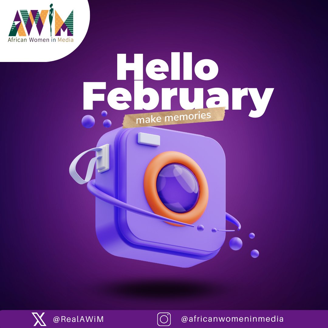 RealAWiM's tweet image. Welcome to February! Let us start the month by focusing on capturing moments and valuing relationships. Let's craft compelling stories, build meaningful connections, and elevate our media game this month. 📸💼

#FebruaryFocus #MediaExcellence #professionalprowess