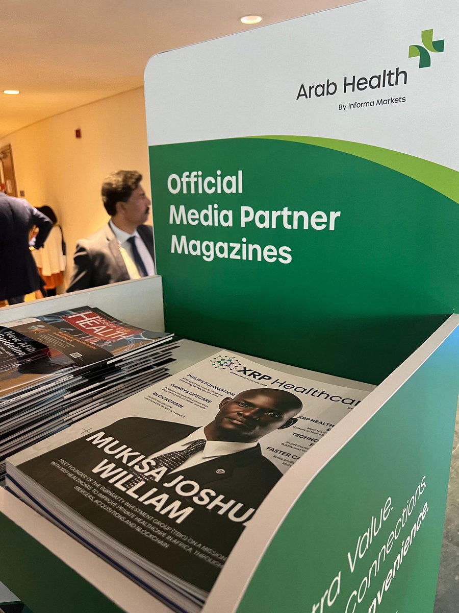 We are delighted to see the XRP Healthcare Magazine proudly showcased at @Arab_Health 💜💚

#ArabHealth #XRPH #XRPHealthcare