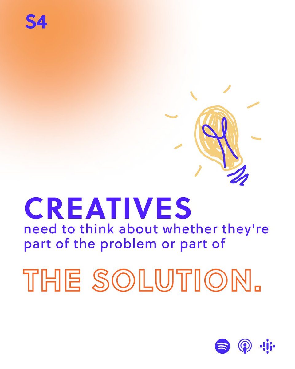DesignAtlasPod's tweet image. 🌟 &apos;Creatives need to think about whether they&apos;re part of the problem or part of the solution.&apos; - Ambica Prakash. Reflect on your role in positive change on #DesignAtlasPod. #DesignAtlasPodcast #DesignAtlas #DesignAtlasSeason4 #DAShiftingHorizons #socialimpact
