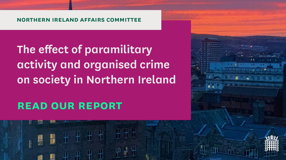 CommonsNIAC's tweet photo. 📢 Paramilitary activity continues to impact Northern Ireland society and more needs to be done.

A public-health approach to address its causes and a strong criminal justice response to its effects are necessary to see results.

📖 Read out report: https://t.co/jEJlJPFGcu https://t.co/BcBdLSwAvQ