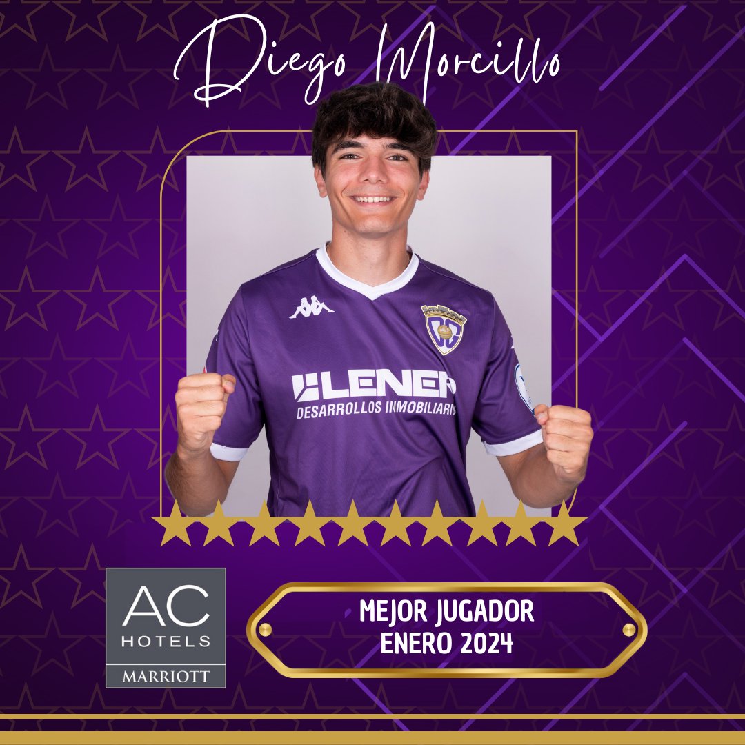 ⭐️𝐌𝐄𝐉𝐎𝐑 𝐉𝐔𝐆𝐀𝐃𝐎𝐑 𝐃𝐄𝐋 𝐌𝐄𝐒⭐️

🔹Diego Morcillo, mejor jugador de enero

El joven delantero volvió a ser determinante, sumando cuatro goles más a su cuenta y consiguiendo marcar en todos los partidos de enero

¡Enhorabuena, Morci!